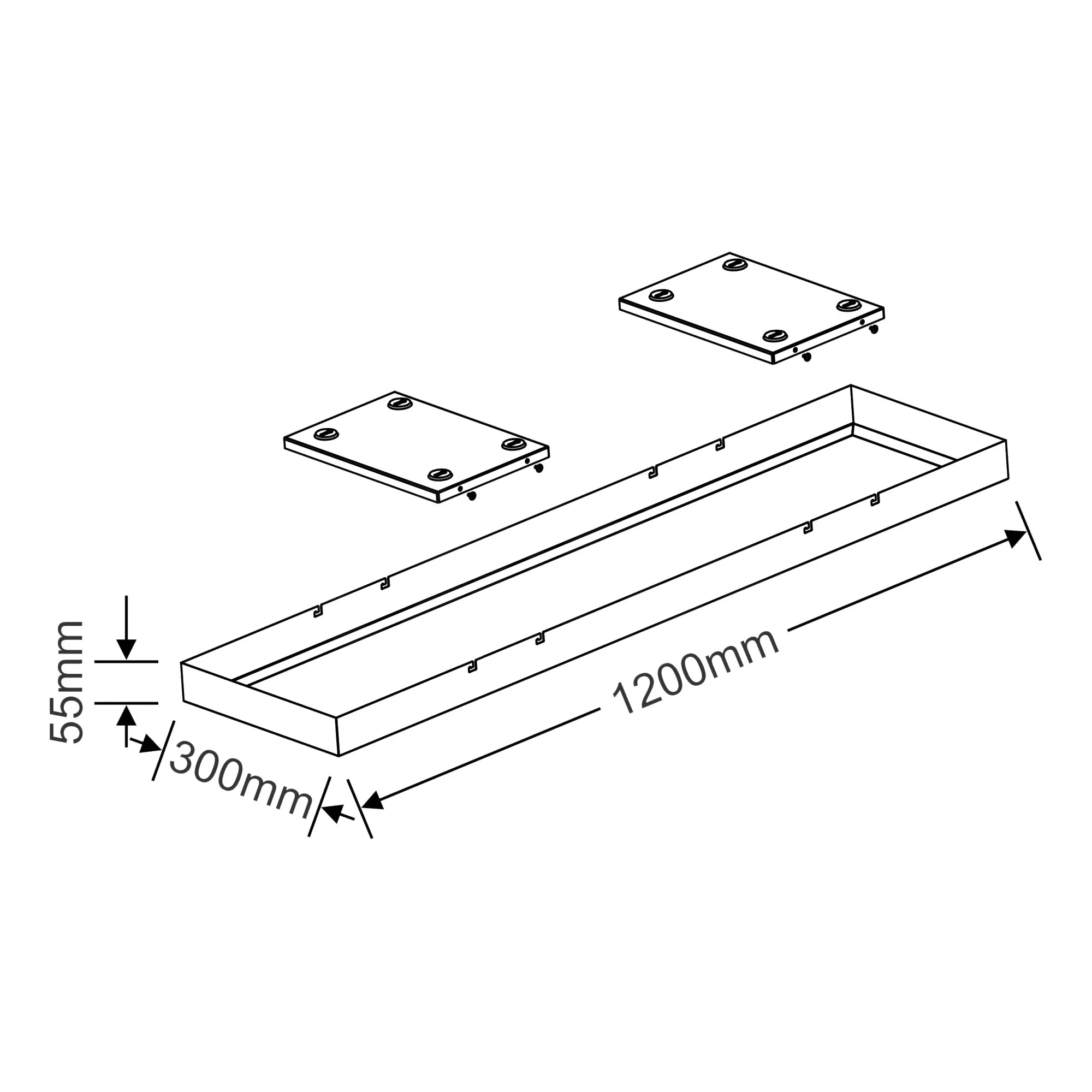 Piano 123 Recessed Ceiling Luminaires Dlux Recessed Ceiling Accessories
